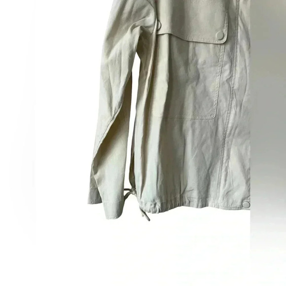 Theory Womens Utility Anorak Jacket in Good Linen Size M - Picture 2 of 8